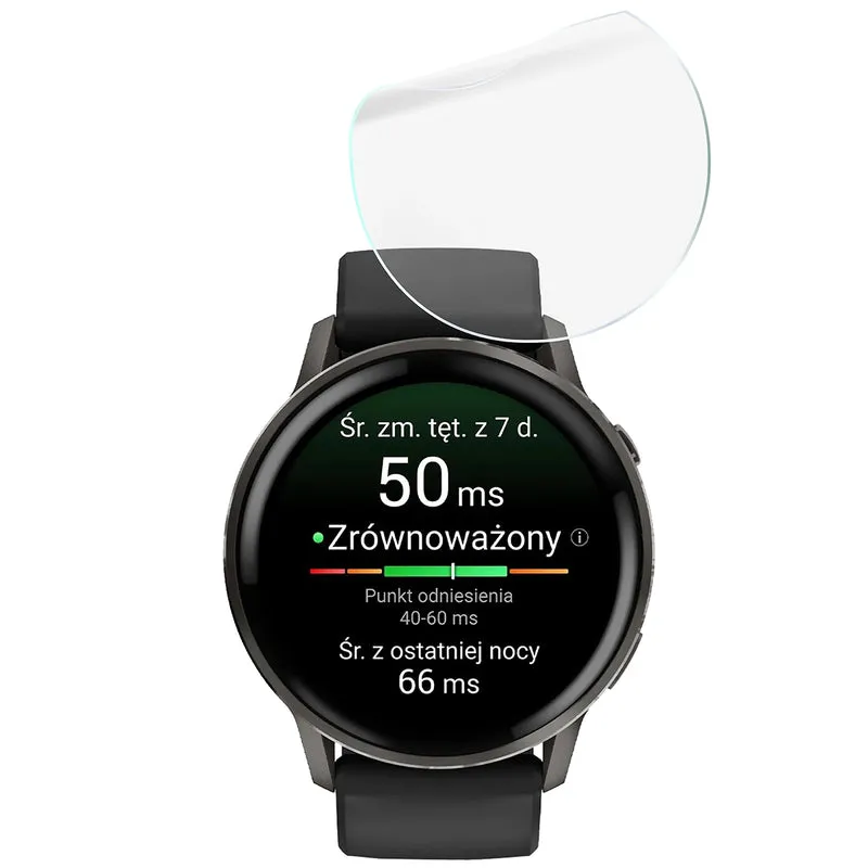 Hydrogel Folie für den Bildschirm für Garmin Venu 4 41 mm, Bizon Watch Film Hydrogel Duo, 2 Stück