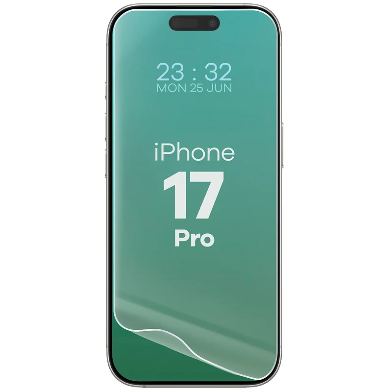 Hydrogel Folie für Display und Rückseite Bizon Film Hydrogel Pack für iPhone 17 Pro, 2 Stück