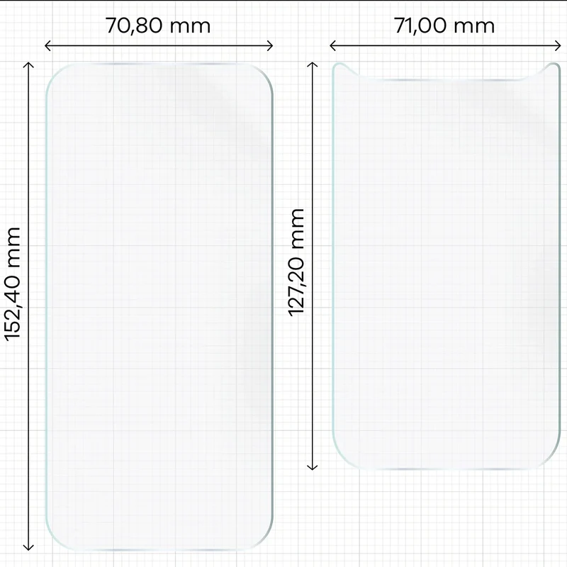Hydrogel Folie für Display und Rückseite Bizon Film Hydrogel Pack für iPhone Air, 2 Stück