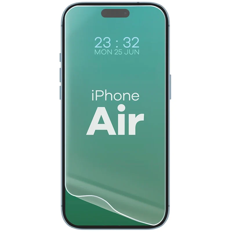 Hydrogel Folie für Display und Rückseite Bizon Film Hydrogel Pack für iPhone Air, 2 Stück
