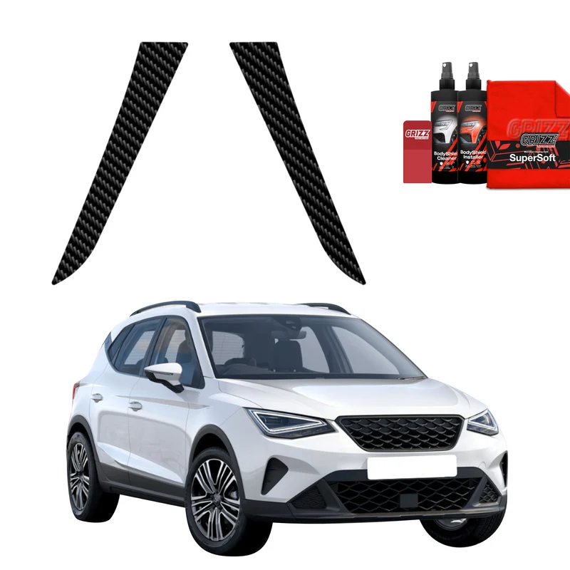 2in1 Kohlenstoff Schutzfolie Grizz Protector für C-Säule - Seat Arona (2021-2026)