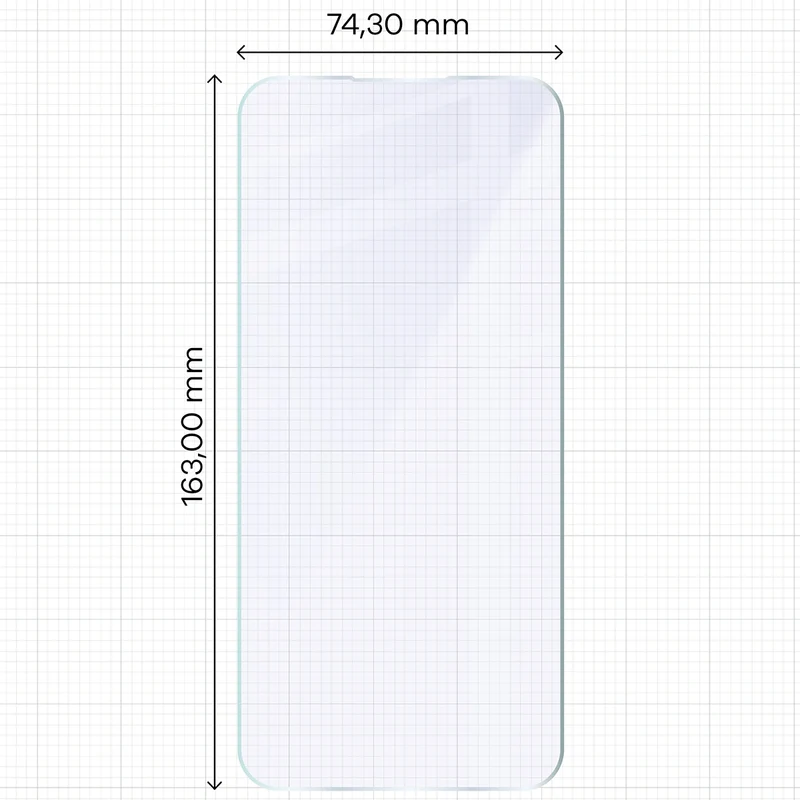 Flexibles Hybridglas für HAMMER Blade V 5G, Bizon Hybrid Mule