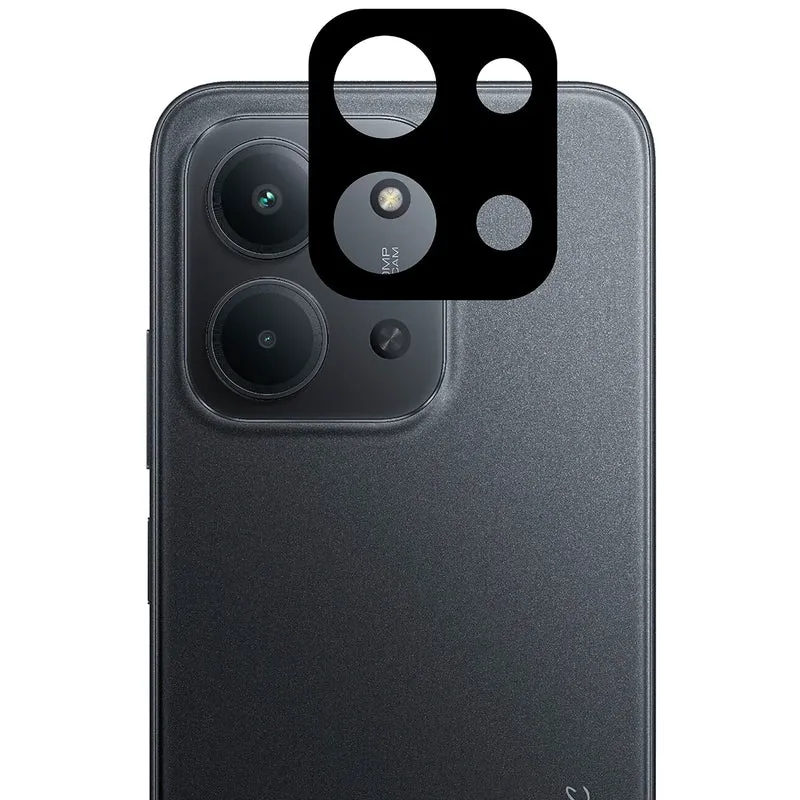 Gehärtetes Glas - 2 Stück + Kameraschutz für Xiaomi Redmi 15C 4G / 5G, Bizon Glass Edge Pack, Schwarz
