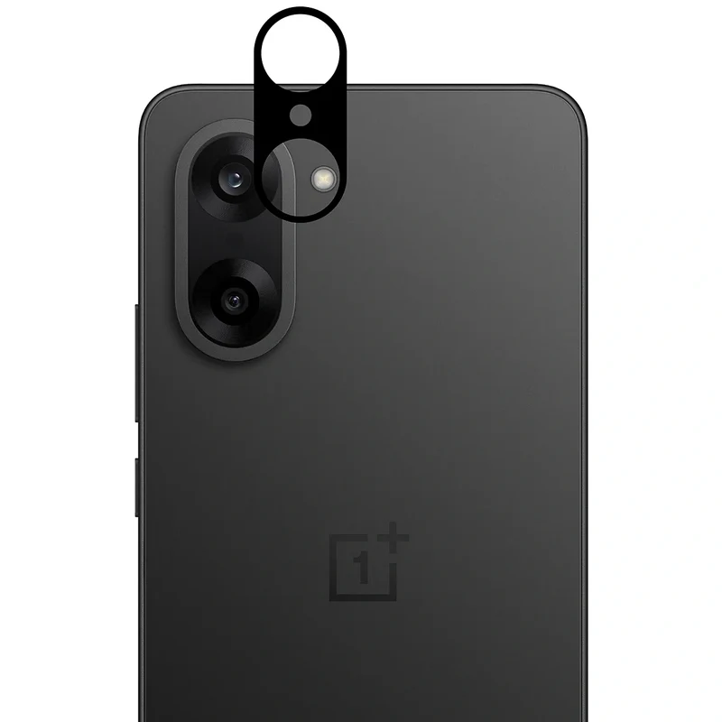 Gehärtetes Glas - 2 Stück + Kameraschutz für OnePlus Nord CE5 5G, Bizon Glass Edge Pack, Schwarz
