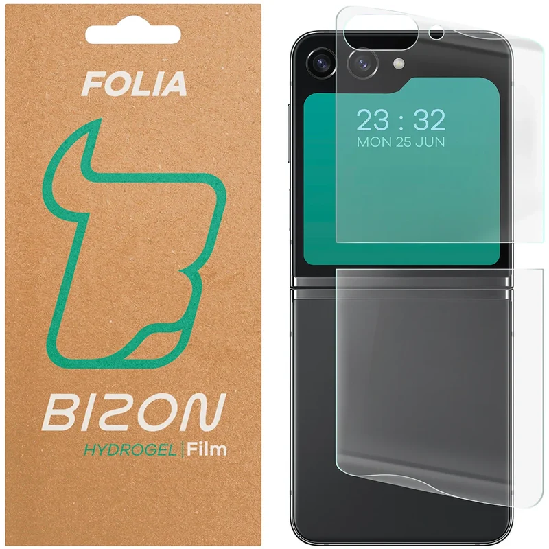 Hydrogel Folie für die Rückseite für Galaxy Z Flip5, Bizon Film Hydrogel Back, 1 Stück