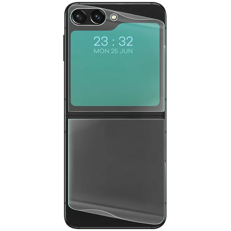 Hydrogel Folie für die Rückseite für Galaxy Z Flip7 FE / Z Flip6, Bizon Film Hydrogel Back, 1 Stück