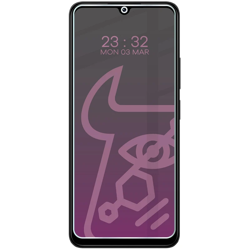 Hybridglas mit Privatschutzfilter für Xiaomi POCO C75, Bizon Hybrid Shadow, Matt