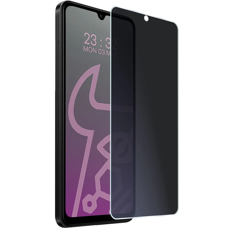 Hybridglas mit Privatschutzfilter für Xiaomi POCO C75, Bizon Hybrid Shadow, Matt