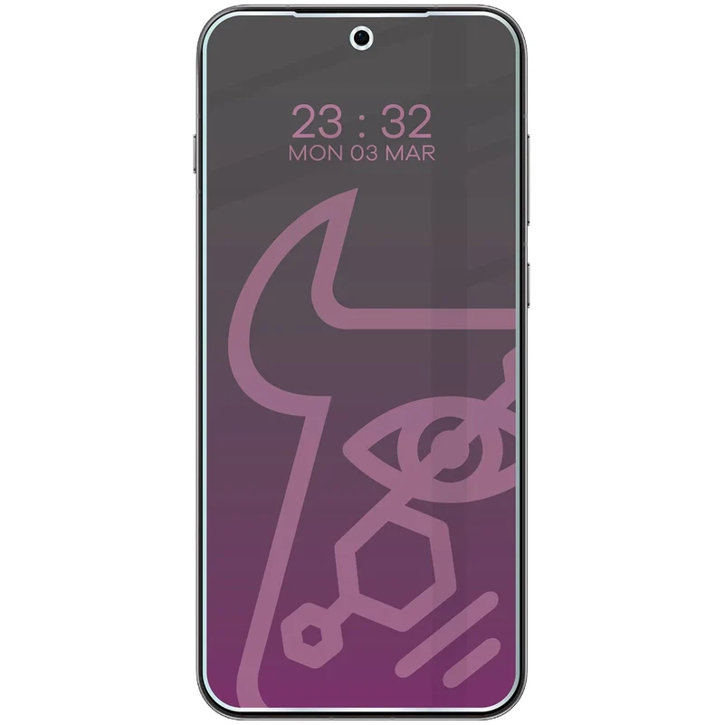 Hybridglas mit Privatschutzfilter für Oppo Find X9, Bizon Hybrid Shadow, Matt