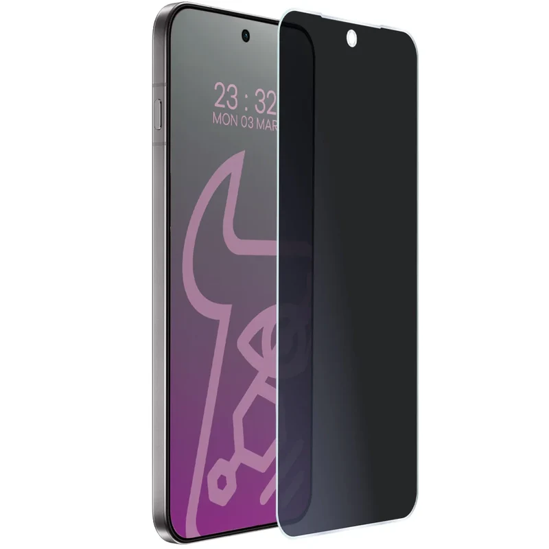 Hybridglas mit Privatschutzfilter für Oppo Find X9, Bizon Hybrid Shadow, Matt