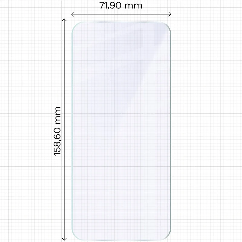 Flexibles Hybridglas für Vivo X300 Pro, Bizon Hybrid Mule