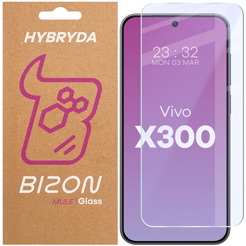 Flexibles Hybridglas für Vivo X300, Bizon Hybrid Mule