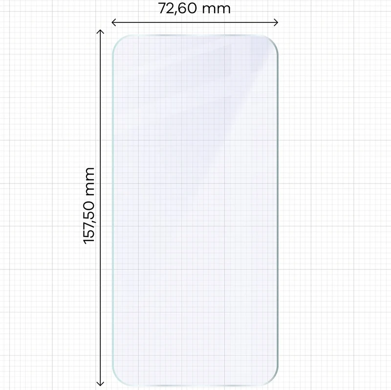 Flexibles Hybridglas für Oppo Find X9 Pro, Bizon Hybrid Mule