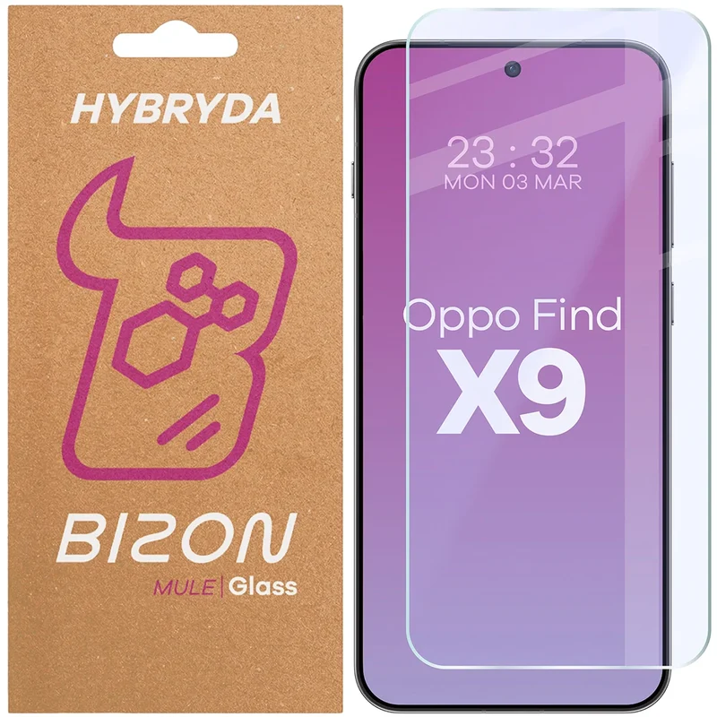 Flexibles Hybridglas für Oppo Find X9, Bizon Hybrid Mule