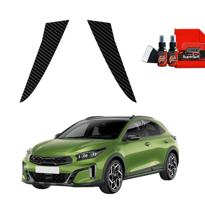2in1 Kohlenstoff Schutzfolie Grizz Protector für B-C-Säule - Kia XCeed (2022-2025)
