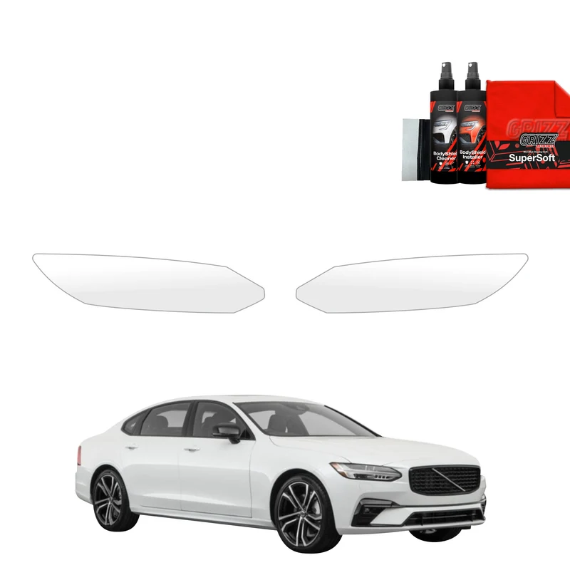 2in1 Schutzfolie Grizz Protector für Scheinwerfer - Volvo S90 Sedan 5D (2016-2020)