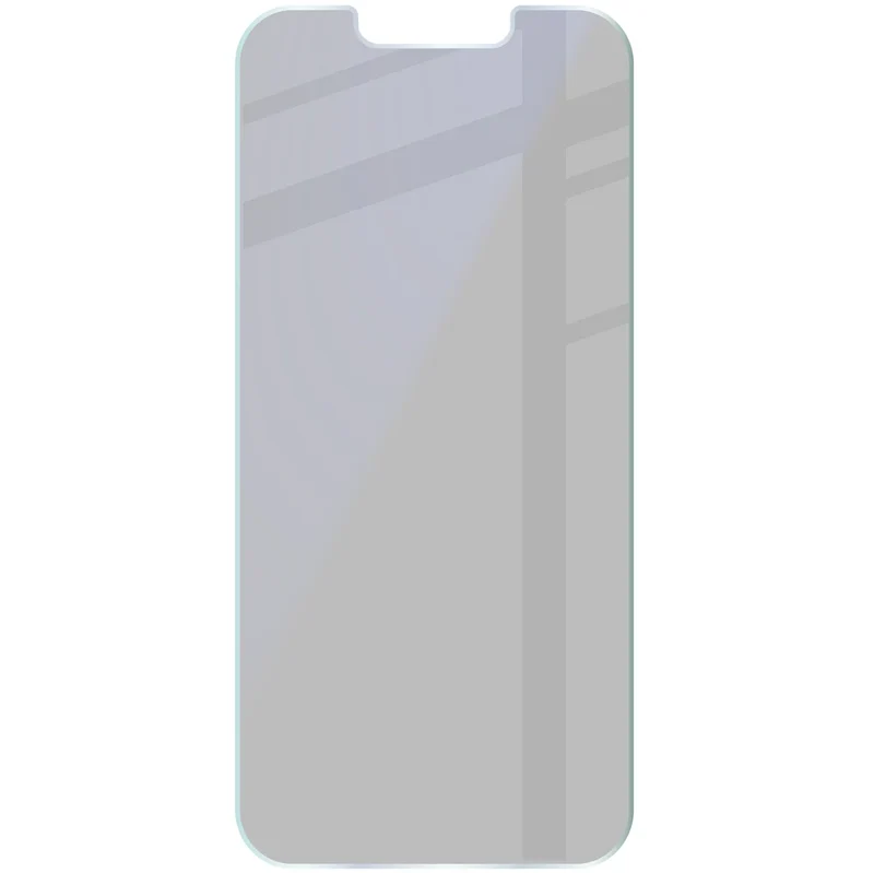 Hybridglas mit Privatschutzfilter für iPhone 14, Bizon Hybrid Shadow, Matt