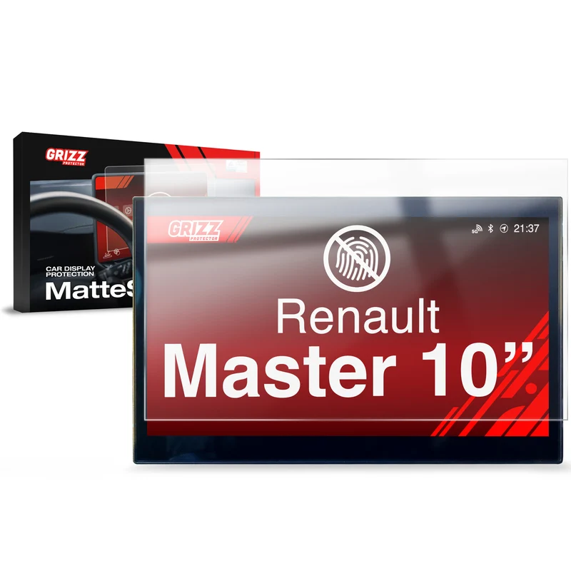 Matte Autodisplayfolie für Renault Master 10" (2025-2026), Grizz Protector