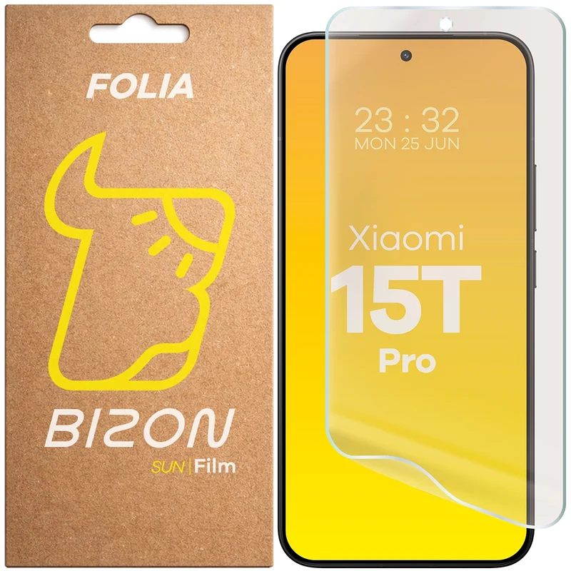 Matte Folie für Xiaomi 15T Pro, Bizon Film Sun, 1 Stück