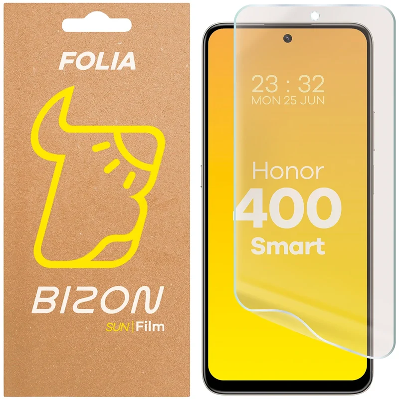 Matte Folie für Honor 400 Smart, Bizon Film Sun, 1 Stück