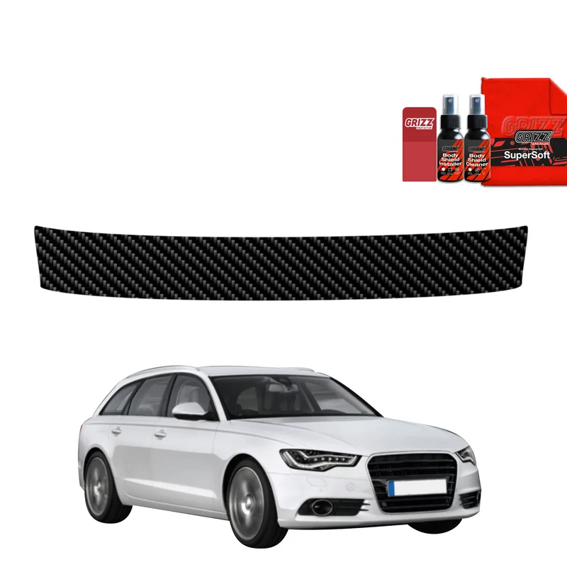 Kohlenstoff Schutzfolie Grizz Protector für Ladekante - Audi A6 C7 Avant (2011-2014)