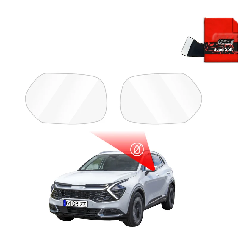 Regenschutzfolie Grizz Protector für Außenspiegel - Kia Sportage 5 (2021-2025)