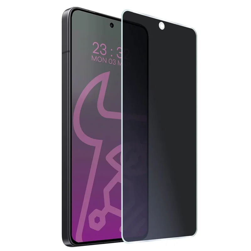 Hybridglas mit Privatschutzfilter für Xiaomi POCO F7 Pro, Bizon Hybrid Shadow, Matt