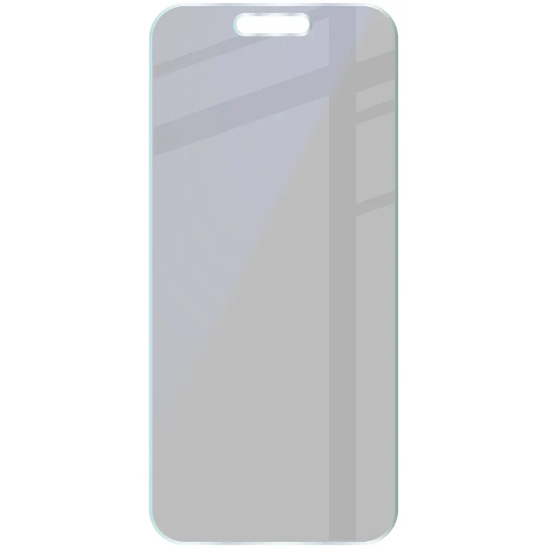 Hybridglas mit Privatschutzfilter für iPhone 16 Plus, Bizon Hybrid Shadow, Matt