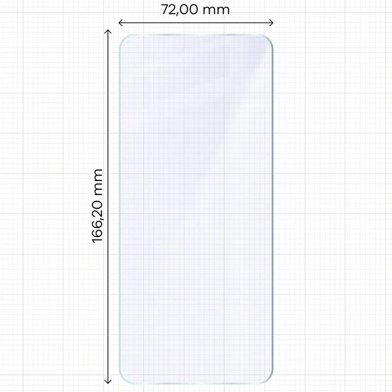 Flexibles Hybridglas für Motorola Moto G06 Power, Bizon Hybrid Mule