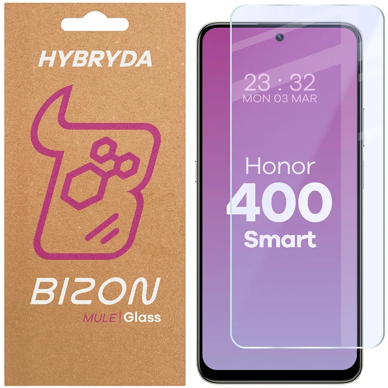 Flexibles Hybridglas für Honor 400 Smart, Bizon Hybrid Mule