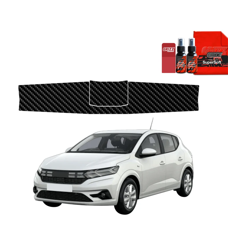 Kohlenstoff Schutzfolie Grizz Protector für Ladekante - Dacia Sandero (2020-2026)