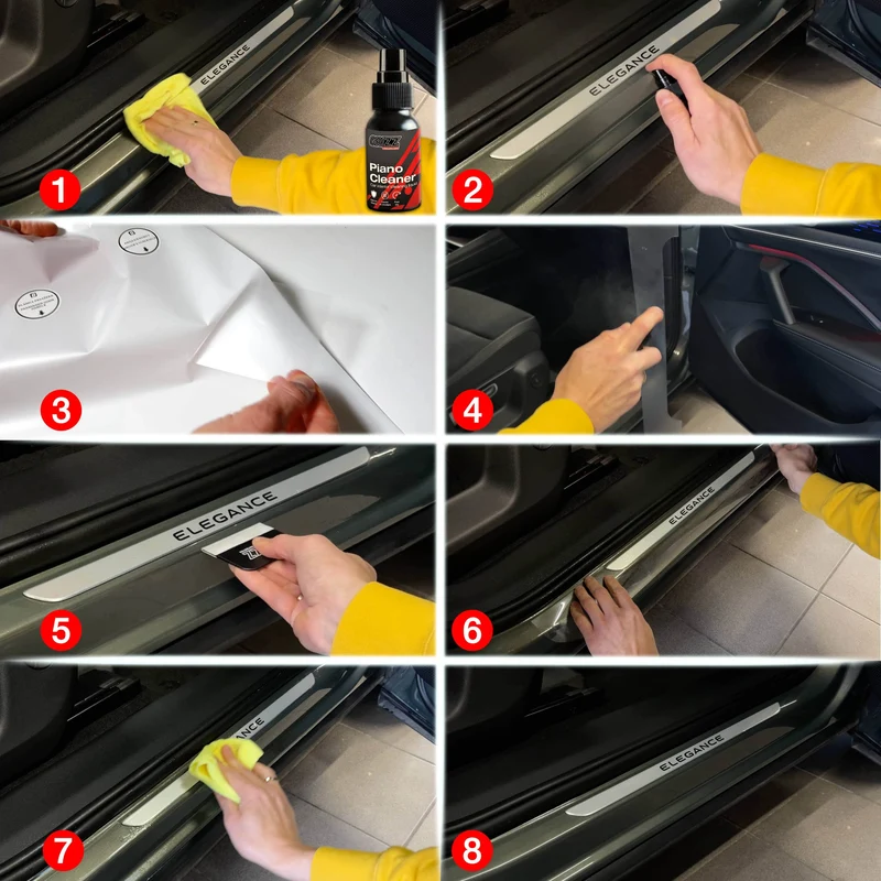 10in1 Kohlenstoff Schutzfolie Grizz Protector für A-B-C-Säule - Kia Sorento (2023-2026)