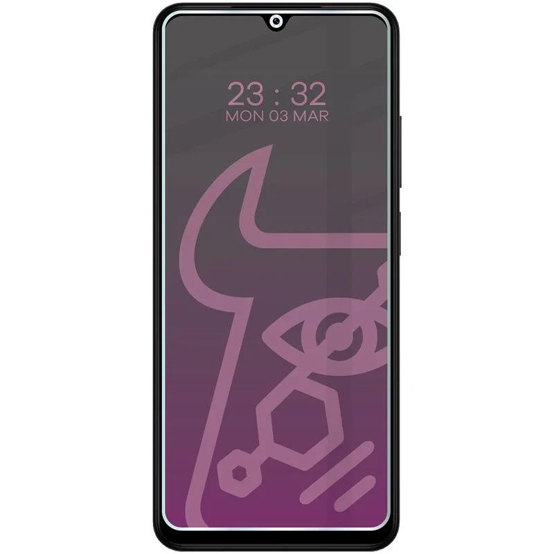 Hybridglas mit Privatschutzfilter für Xiaomi Redmi A5 4G, Bizon Hybrid Shadow, Matt