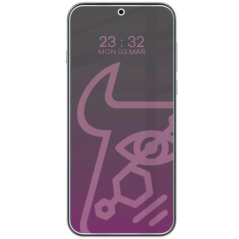 Hybridglas mit Privatschutzfilter für OnePlus 15, Bizon Hybrid Shadow, Matt