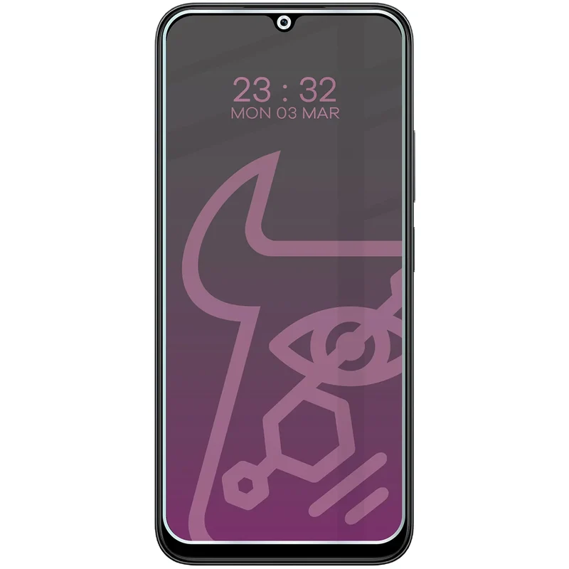 Hybridglas mit Privatschutzfilter für Xiaomi POCO C85 4G, Bizon Hybrid Shadow, Matt