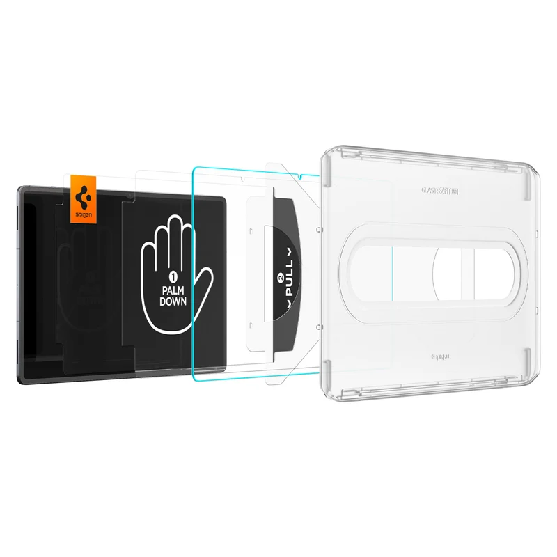 Glas + Applikator für Galaxy Tab S12 Ultra / S11 Ultra, Spigen Glas.tR EZ Fit Pro 1-Pack