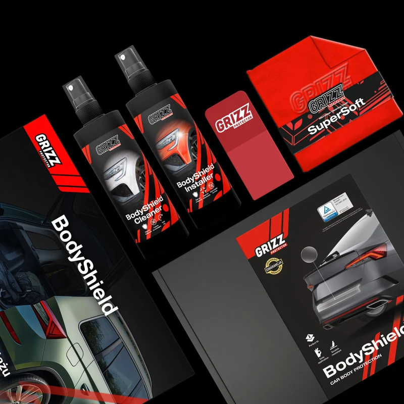 8in1 Schwarze Grizz Protector schutzfolie für B-C-Säule - Jeep Compass (2020-2024)