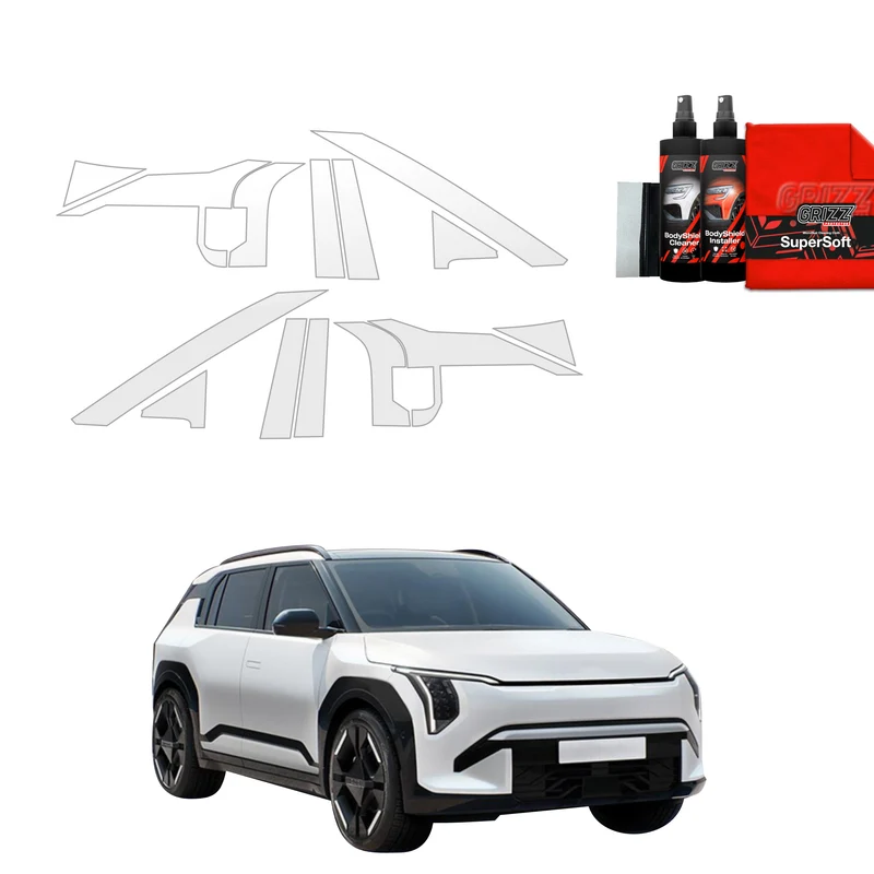 14in1 Schutzfolie Grizz Protector für A-B-C-Säule - Kia EV3 GT Line (2025-2026)