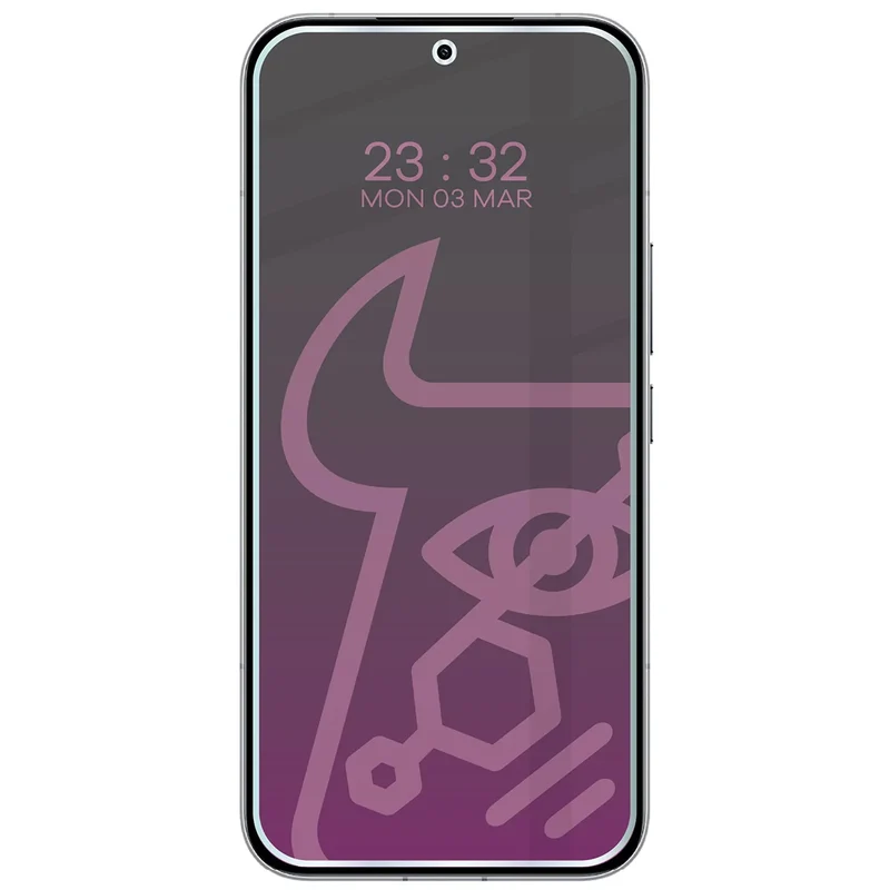 Hybridglas mit Privatschutzfilter für Xiaomi POCO F8 Ultra, Bizon Hybrid Shadow, Matt