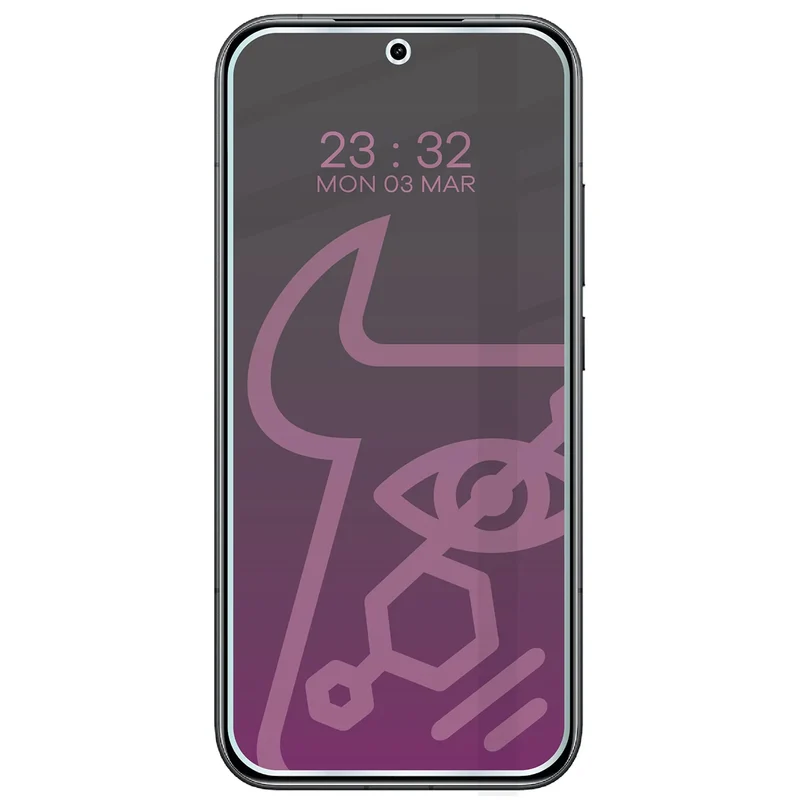 Hybridglas mit Privatschutzfilter für Xiaomi POCO F8 Pro, Bizon Hybrid Shadow, Matt