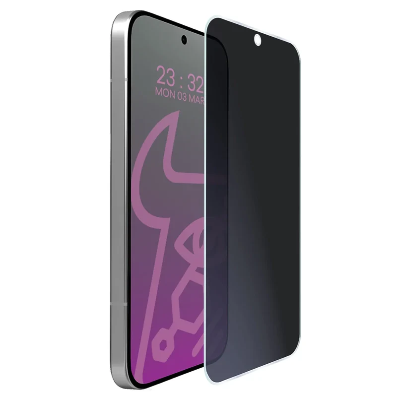 Hybridglas mit Privatschutzfilter für Xiaomi POCO F8 Pro, Bizon Hybrid Shadow, Matt