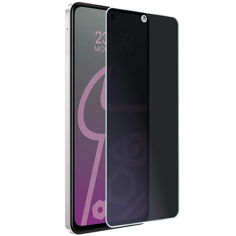 Hybridglas mit Privatschutzfilter für Vivo Y19s, Bizon Hybrid Shadow, Matt