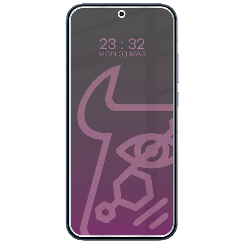 Hybridglas mit Privatschutzfilter für Realme GT 8 Pro, Bizon Hybrid Shadow, Matt