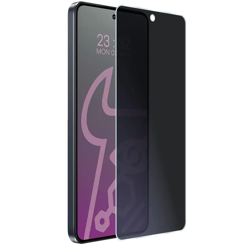 Hybridglas mit Privatschutzfilter für Realme 14T 5G, Bizon Hybrid Shadow, Matt