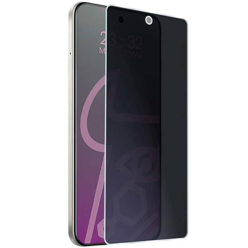 Hybridglas mit Privatschutzfilter für Infinix Hot 50 4G, Bizon Hybrid Shadow, Matt