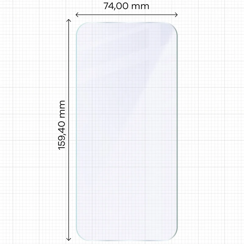 Flexibles Hybridglas für Xiaomi POCO F8 Ultra, Bizon Hybrid Mule