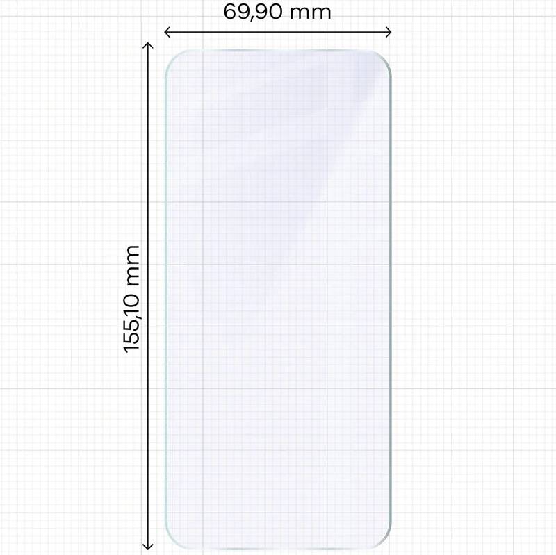 Flexibles Hybridglas für Xiaomi Redmi Note 15 Pro Plus 5G, Bizon Hybrid Mule