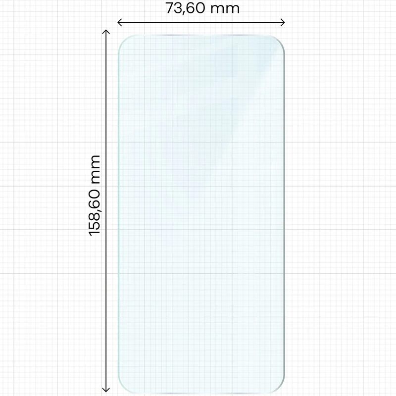 Gehärtetes Glas - 3 Stück + Kameraschutz für Galaxy S25 FE, Bizon Glass Clear Pack