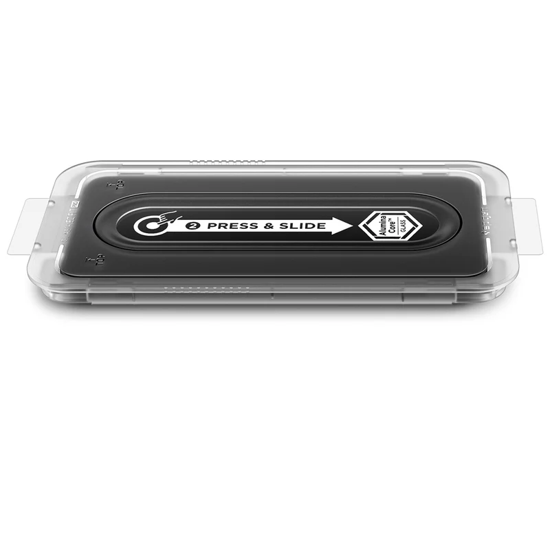 Glas + Applikator für Galaxy S26 FE/S25 FE, Spigen Glas.tR EZ Fit Pro 2-Pack (AC)