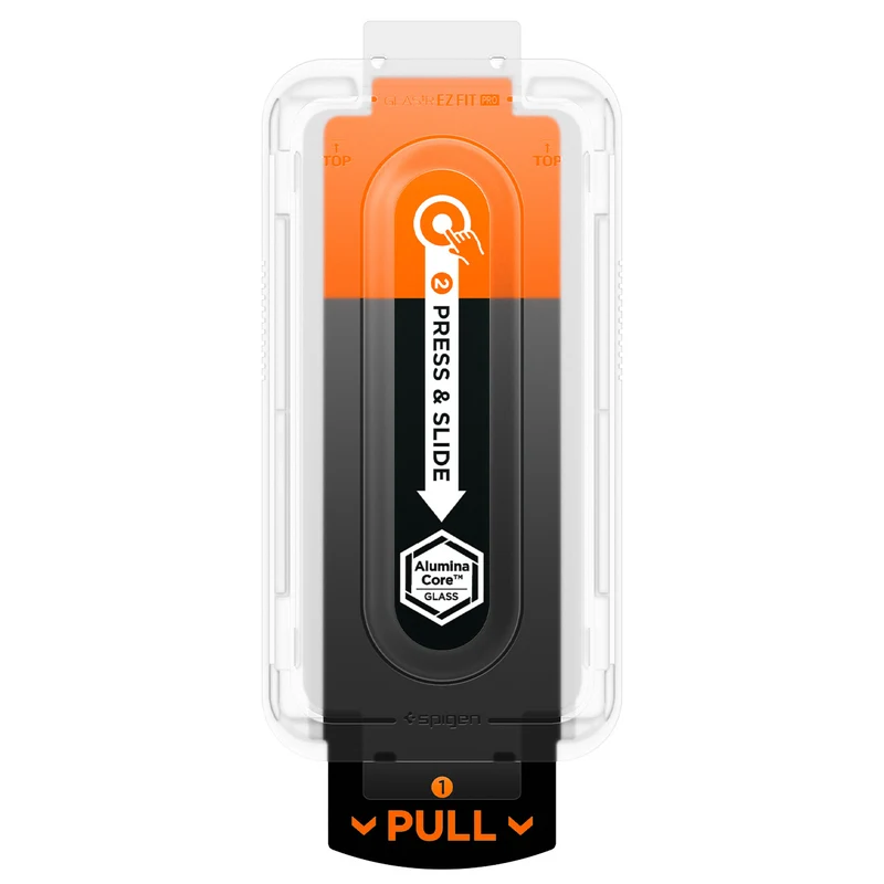 Glas + Applikator für Galaxy S26 FE/S25 FE, Spigen Glas.tR EZ Fit Pro 1-Pack (AC)